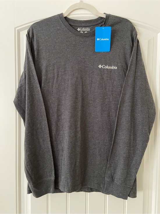 Columbia Other - NWT Columbia Long Sleeve Shirt Dark Heather Grey - Men’s Small - Mountain Design